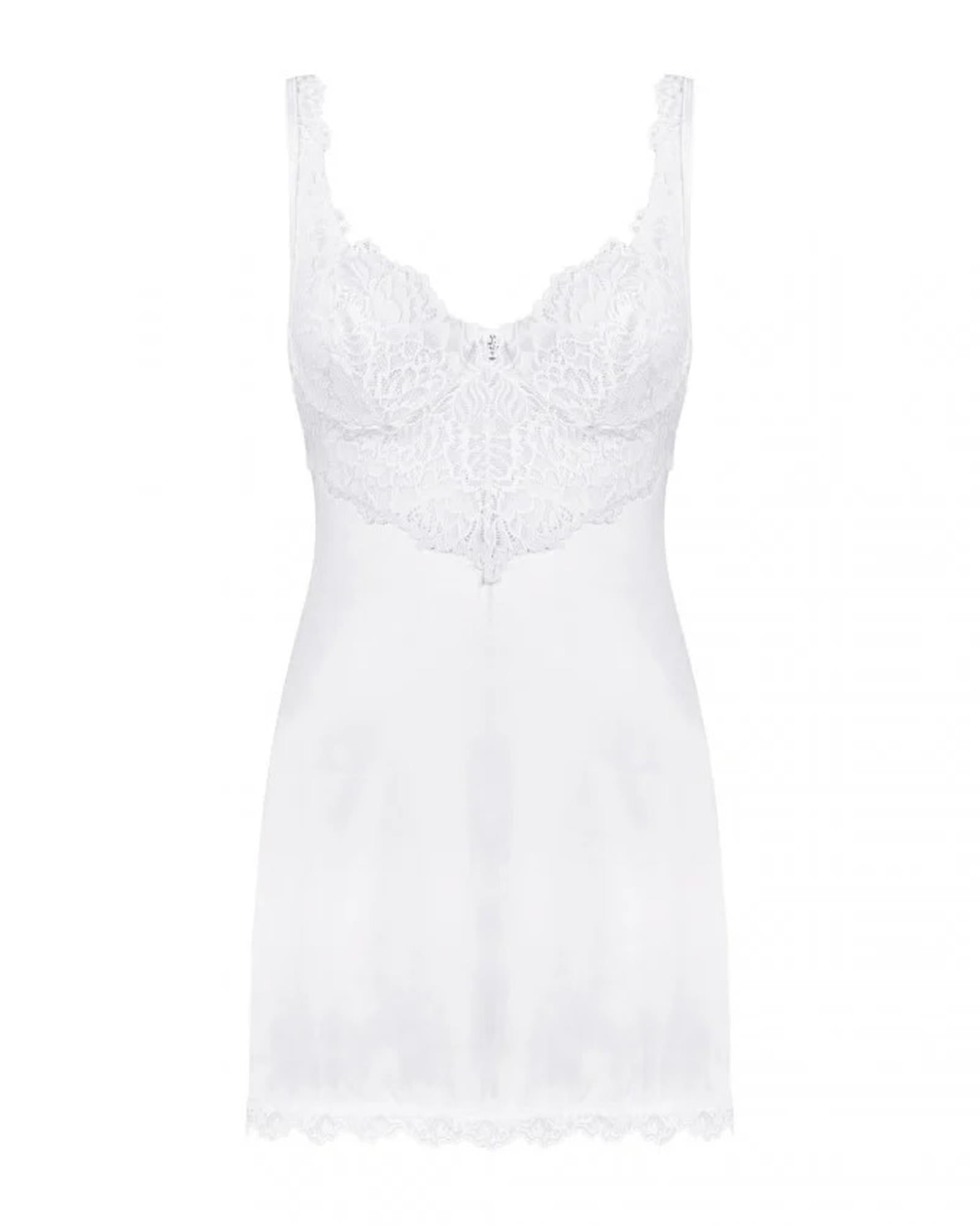 Bielizna-Amor Blanco koszulka i stringi biały  L/XL