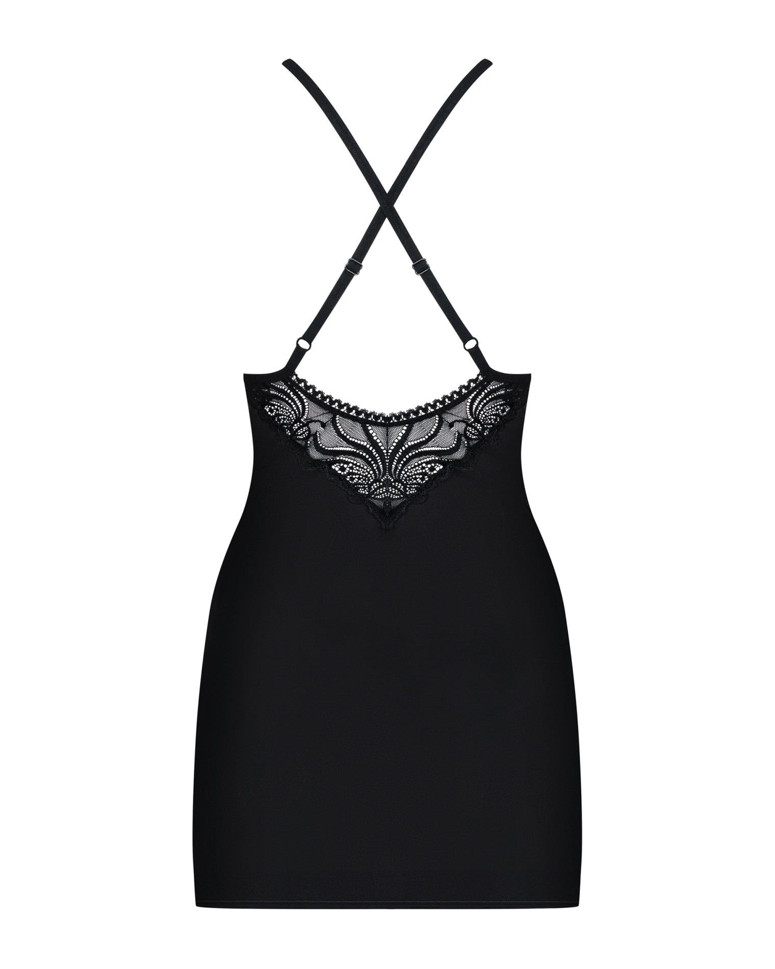 Lingerie-828-CHE-1 top and thong S/M