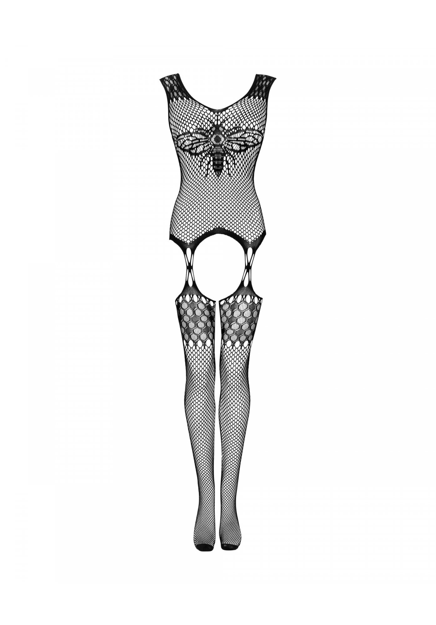 Lingerie-Bodystocking G323 noir S/M/L