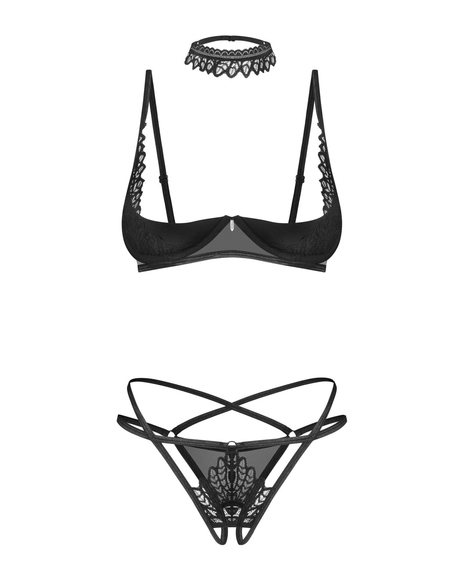 Donarella 3-piece open set XS/S