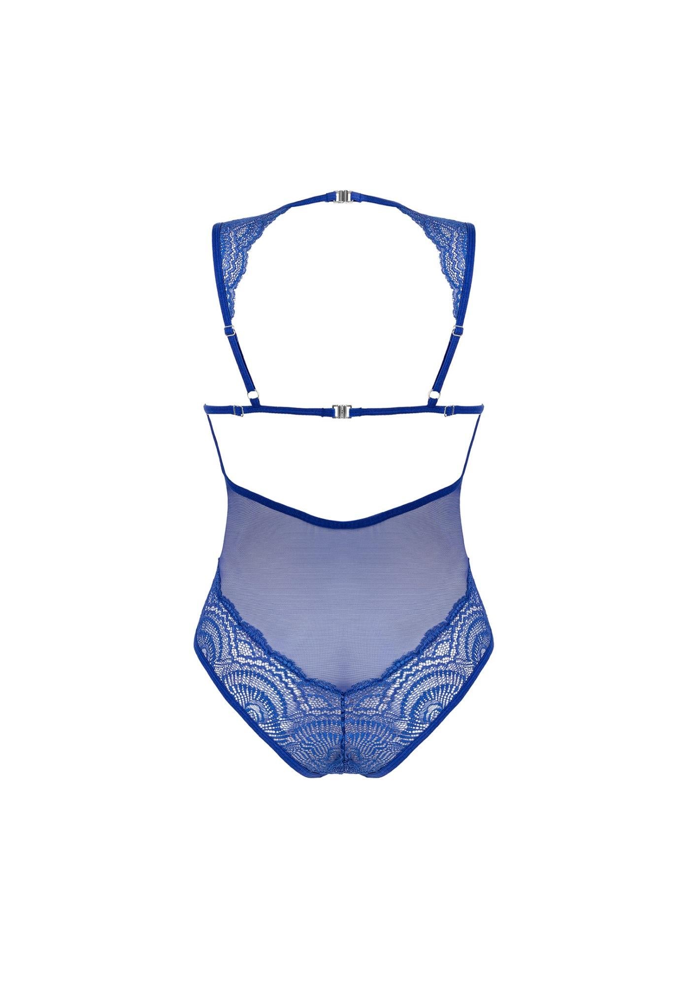 Bielizna-Giselia body niebieskie  M/L
