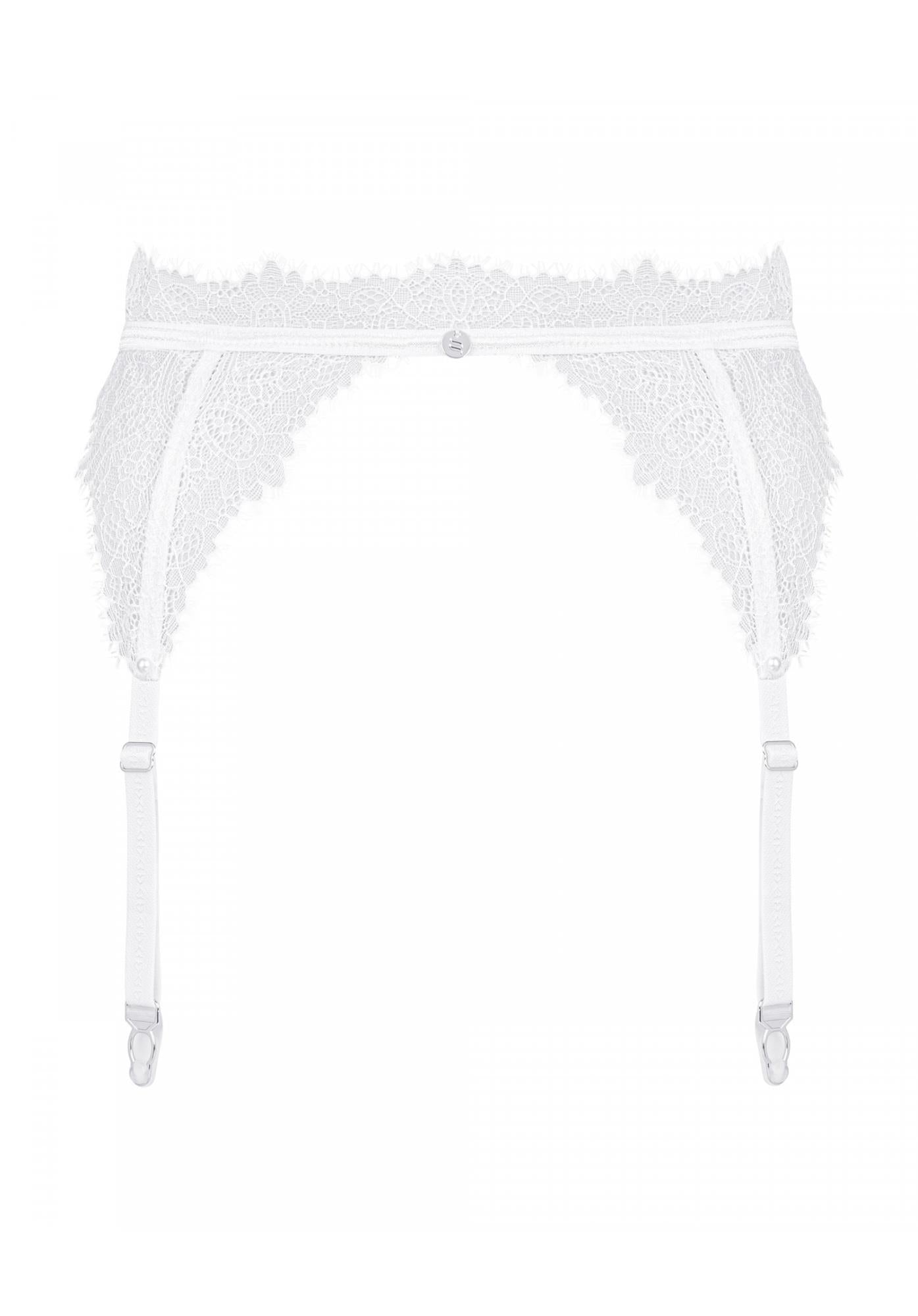 Lingerie-Bianelle garter belt white L/XL