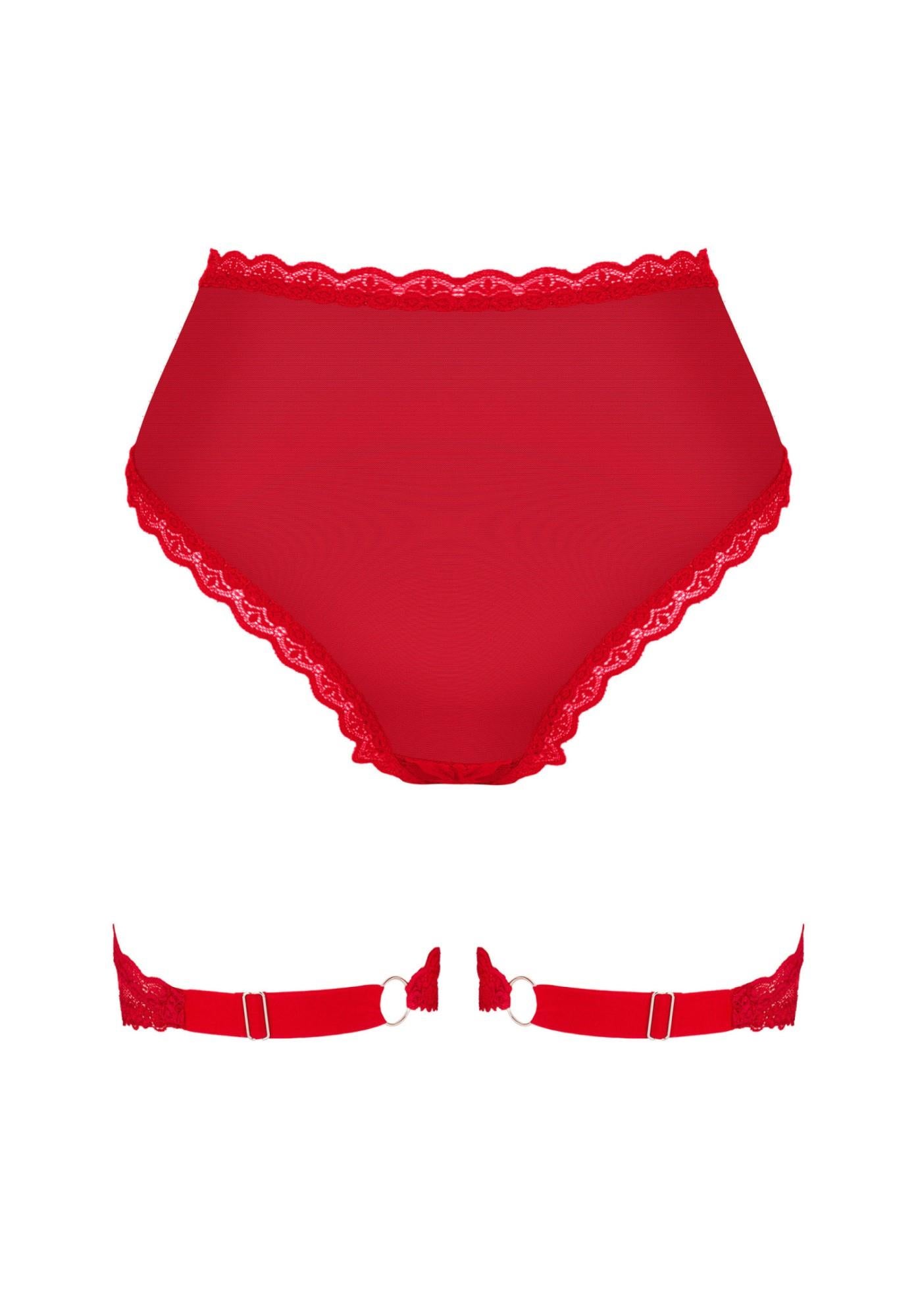 Bielizna-Belovya briefs with suspender straps XS/S