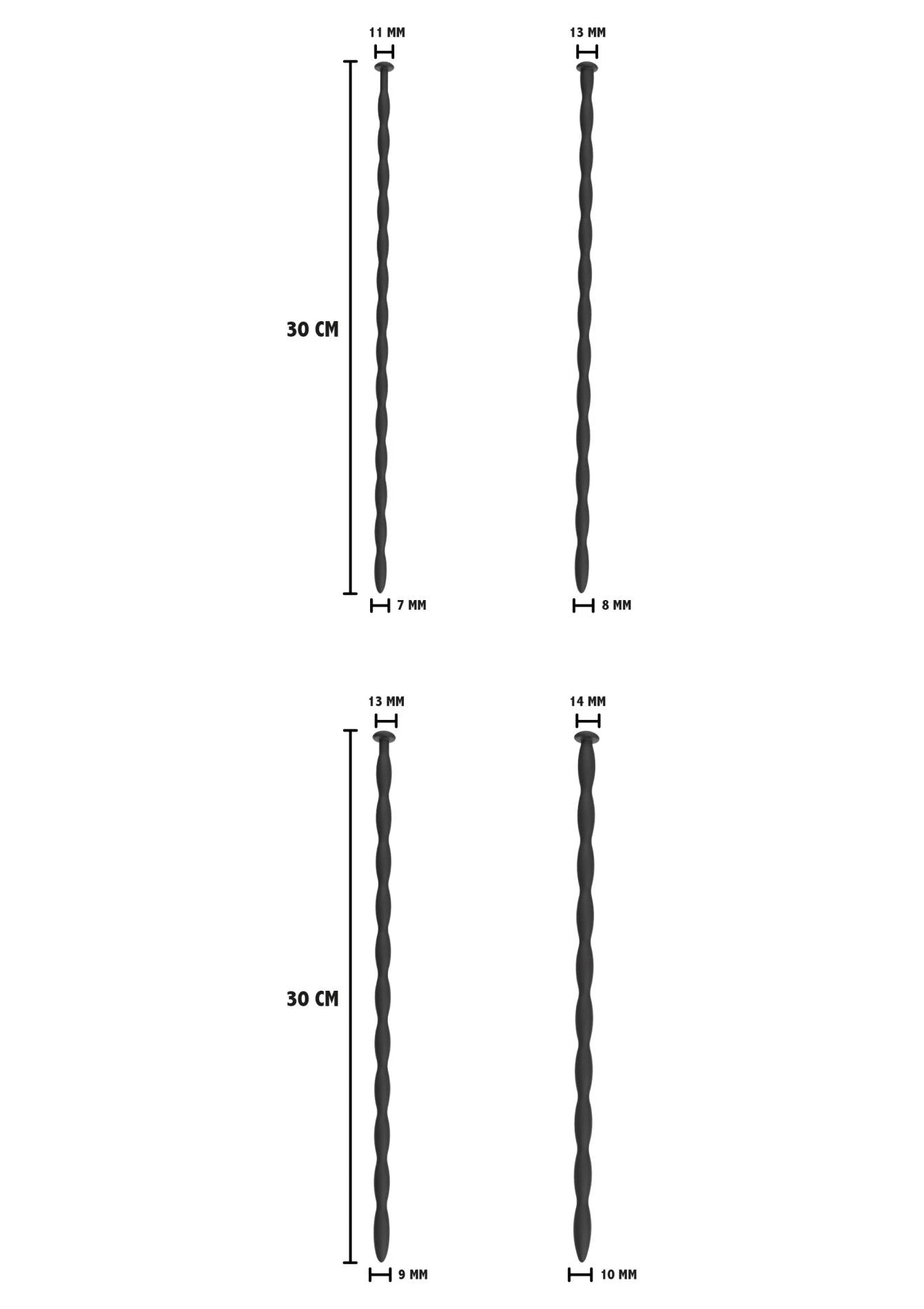 Penis Dilator Set Large 4 pcs