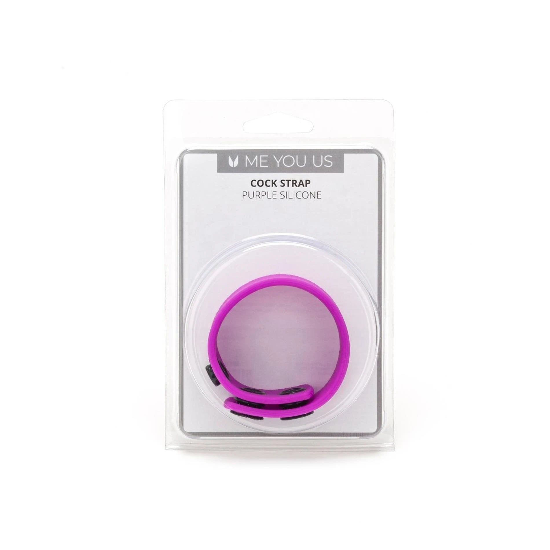Me You Us Bracelet pénien en silicone violet