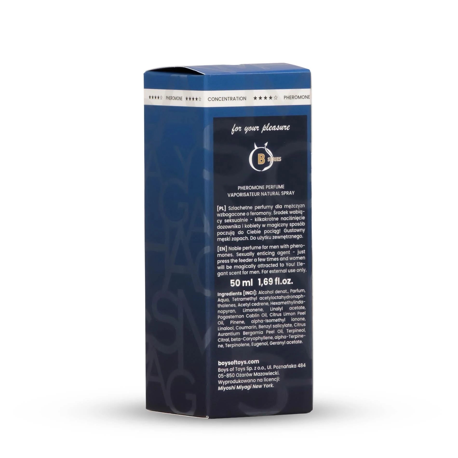 Miyoshi Miyagi INSTINCT feromon  parfumes 50ml HOMME