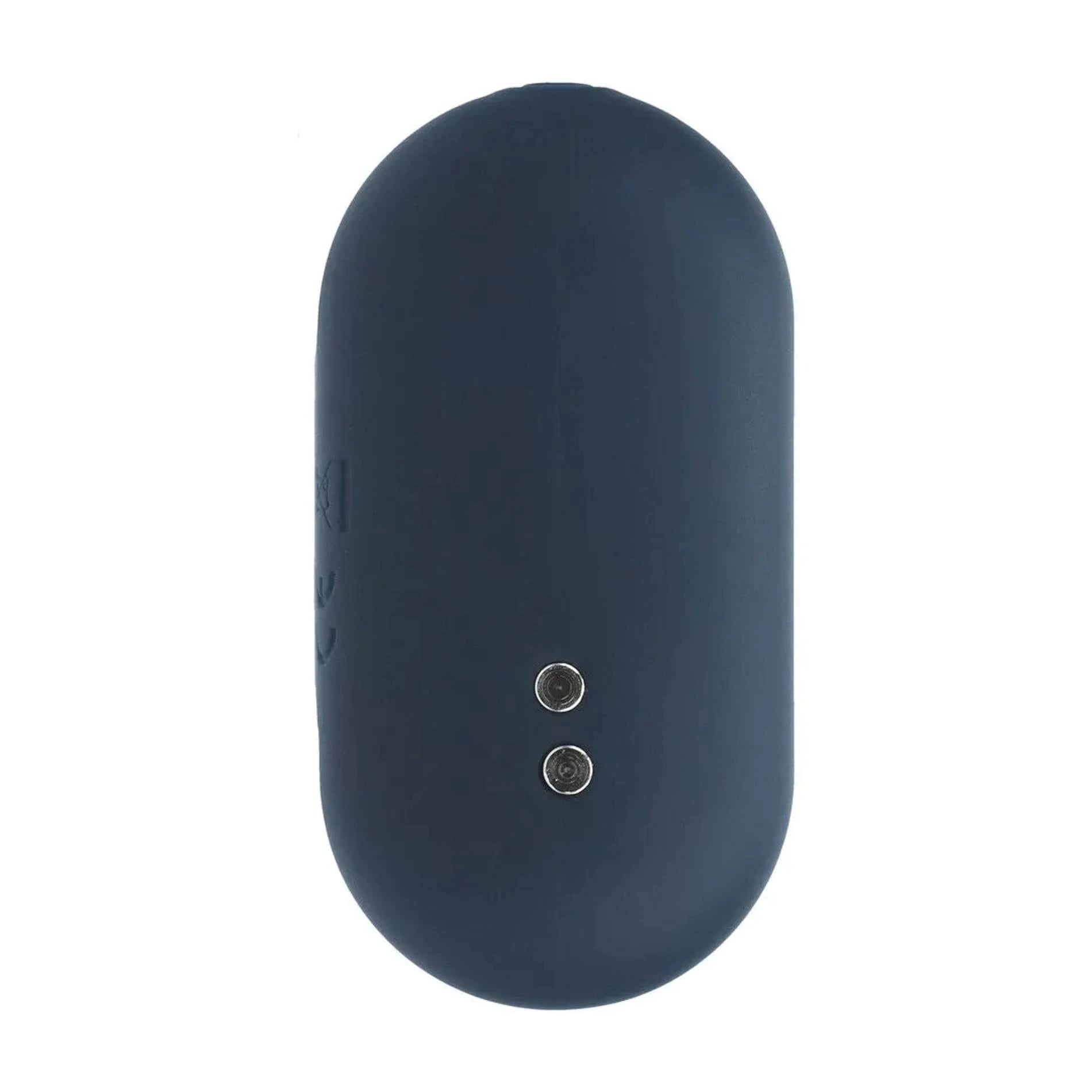 Hexagonal Vibrating Silicone Anal Plug - S - Black