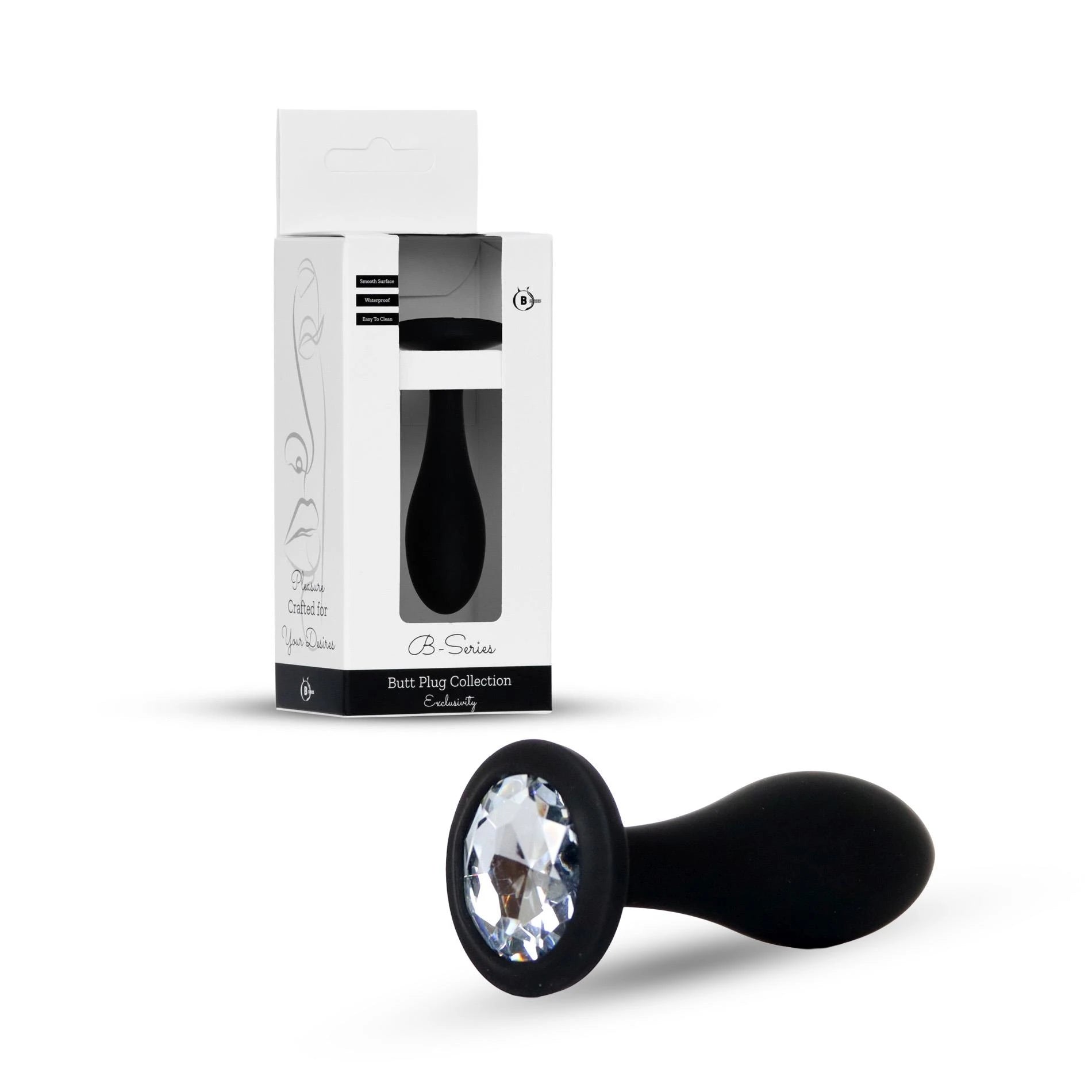 Bouchon en silicone transparent - L