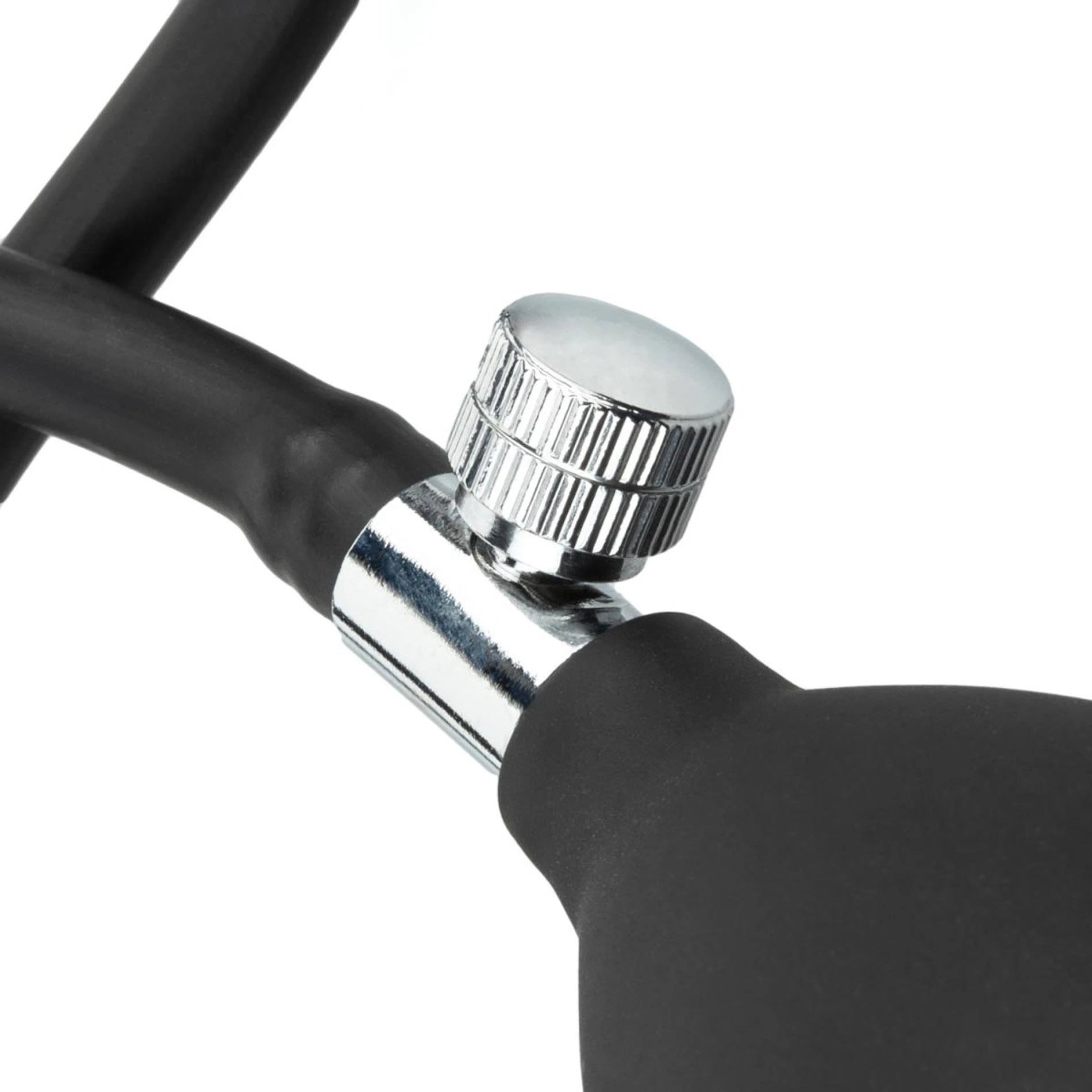 Anal Collection - Inflatable Anal Plug with Pump 20 cm - Black