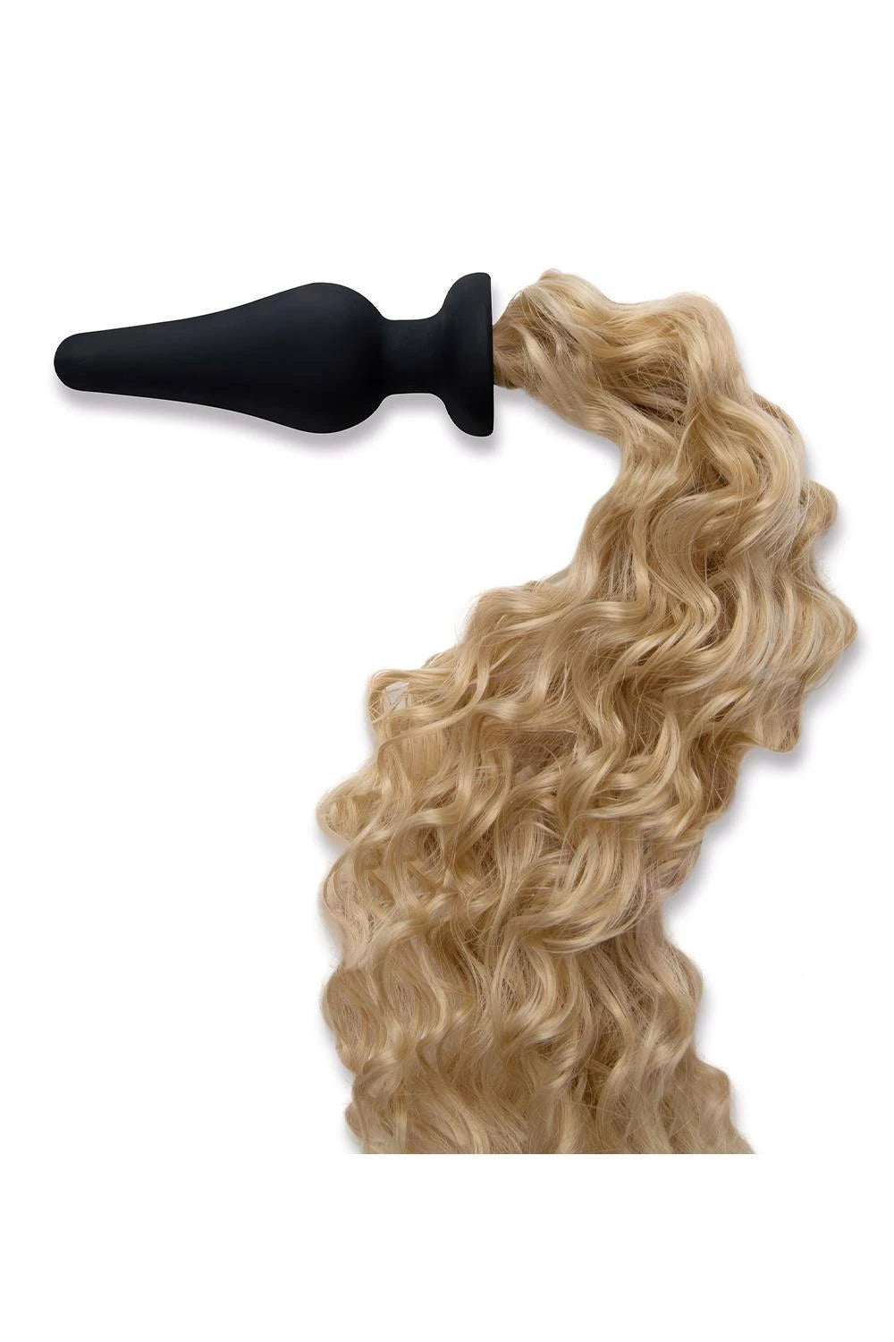 WHIPSMART 4.5 INCH SILICONE PLUG WITH BLONDIE PONY TAIL