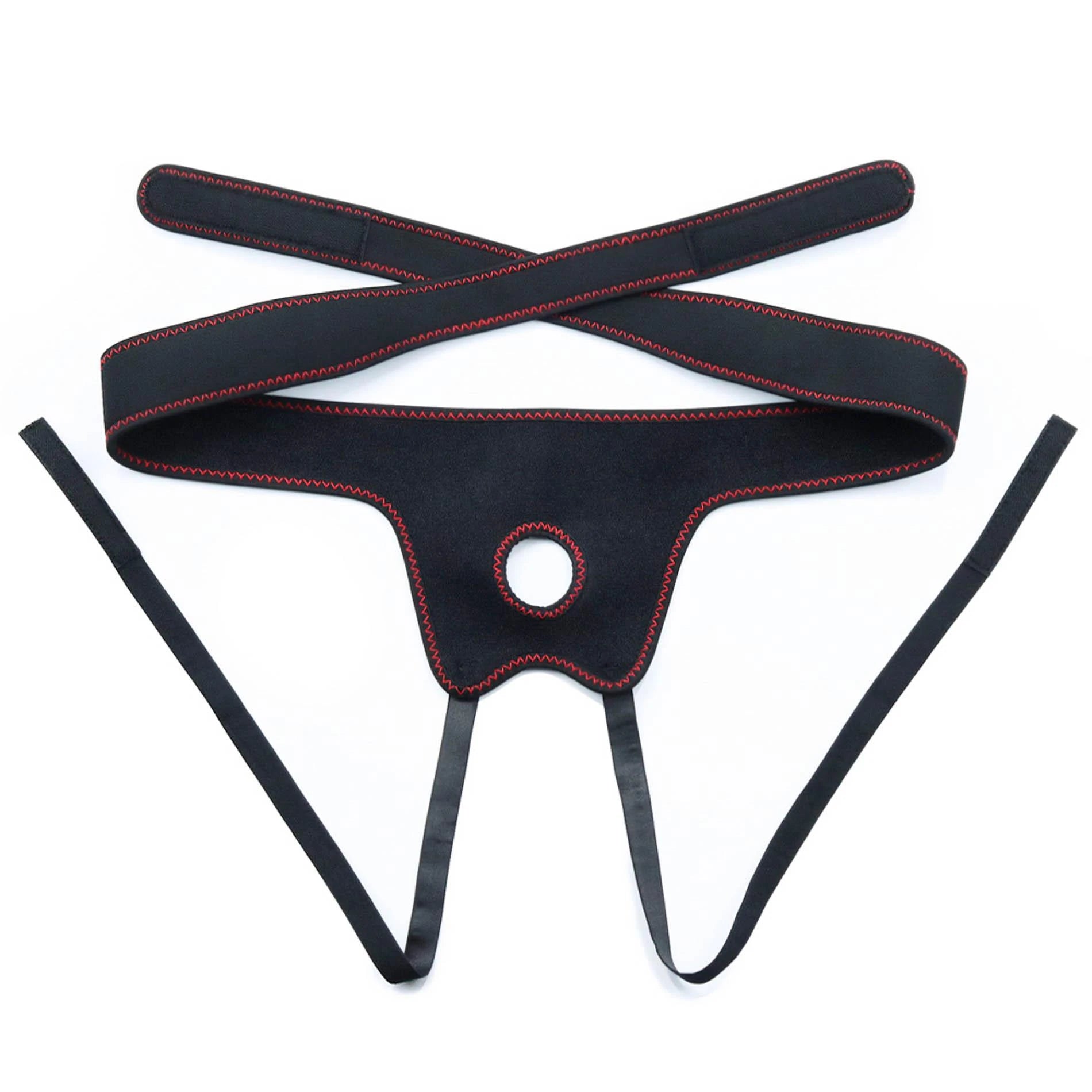 Vibrating Easy Strapon Set Black