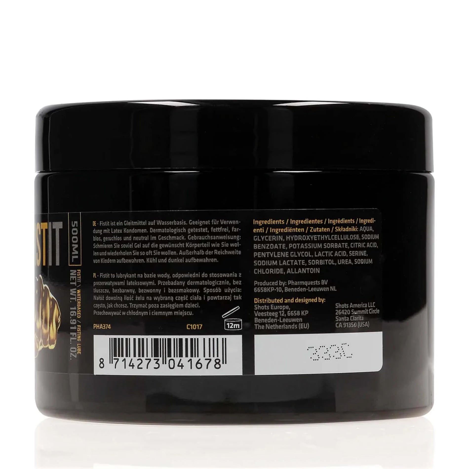 Waterbased Lubricant - 17 fl oz / 500 ml