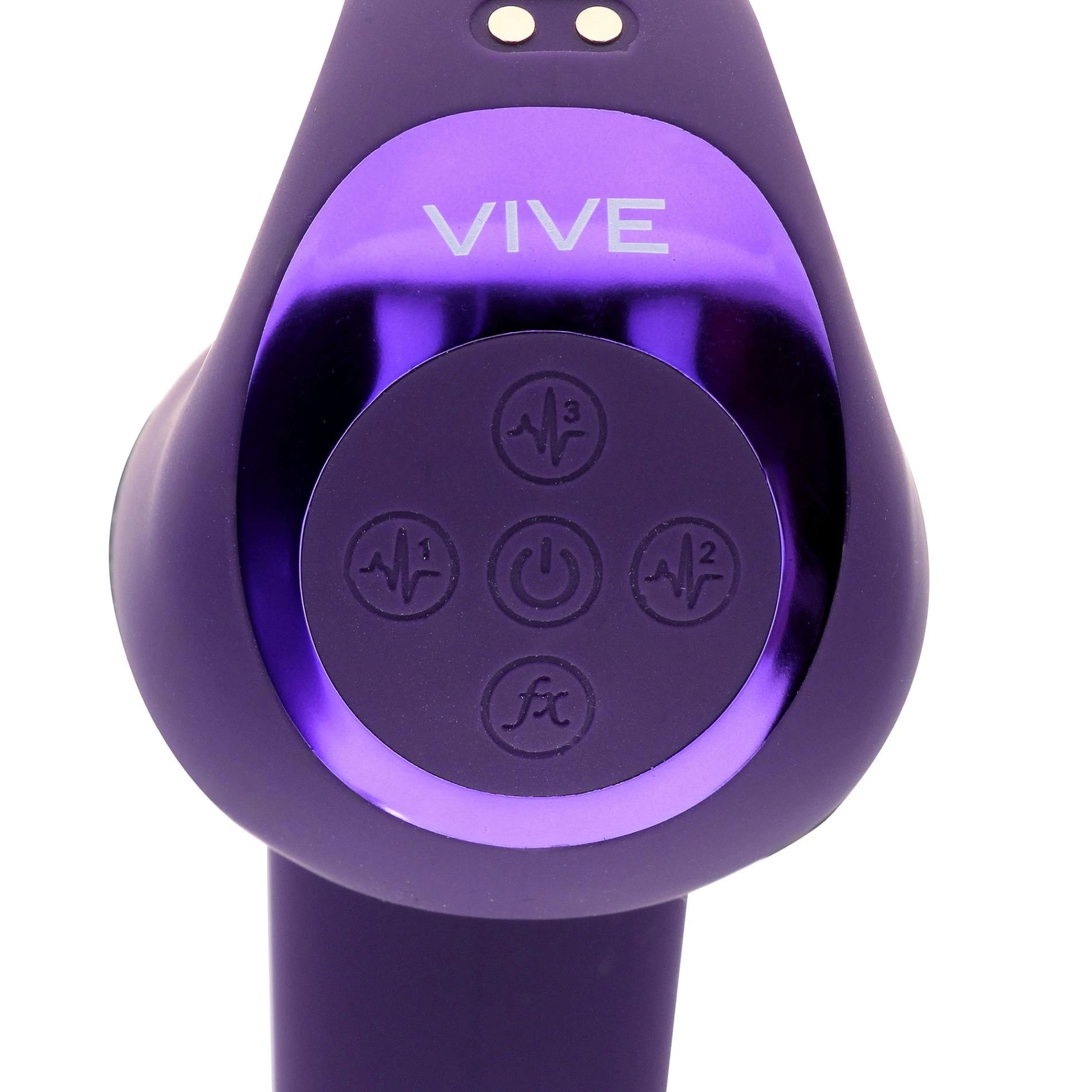 Riko – Vibrateur rechargeable triple action avec mouvement de doigt avancé et stimulateur d'ondes pulsées – Violet