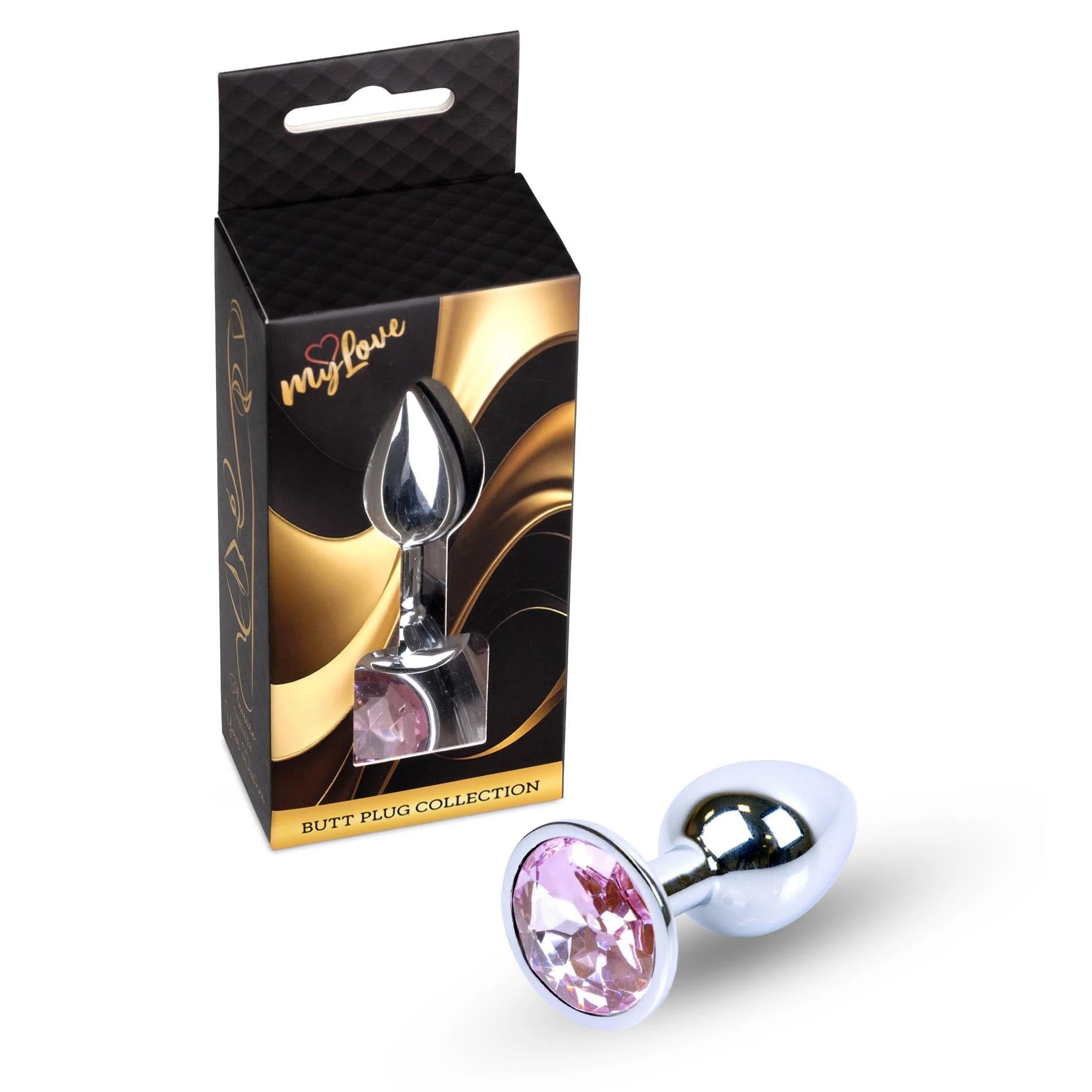 MyLove Toys - Jewellery Silver PLUG - Rose