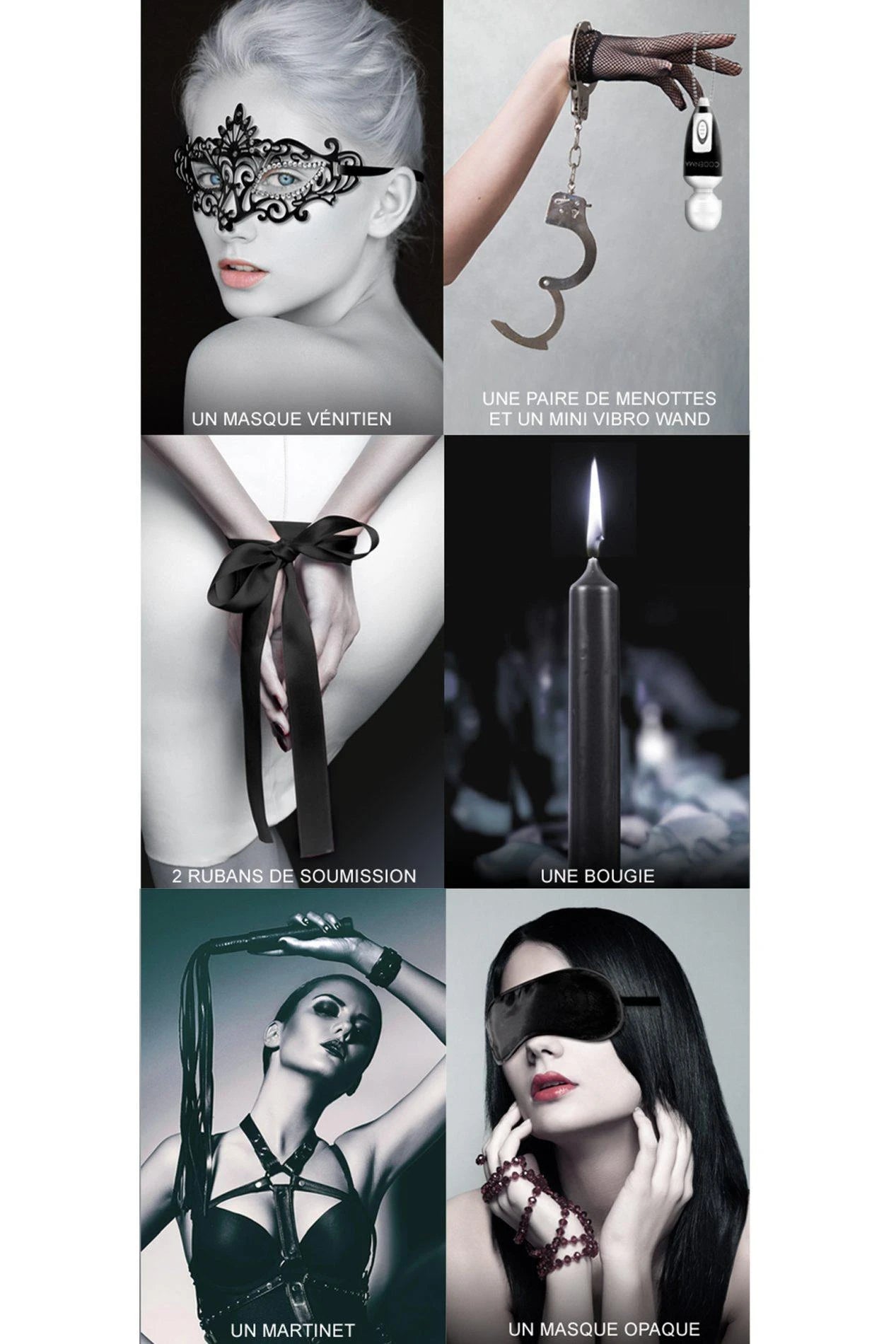 COFFRET D'INITIATION SEXTOYS FANTASME FÉTICHE