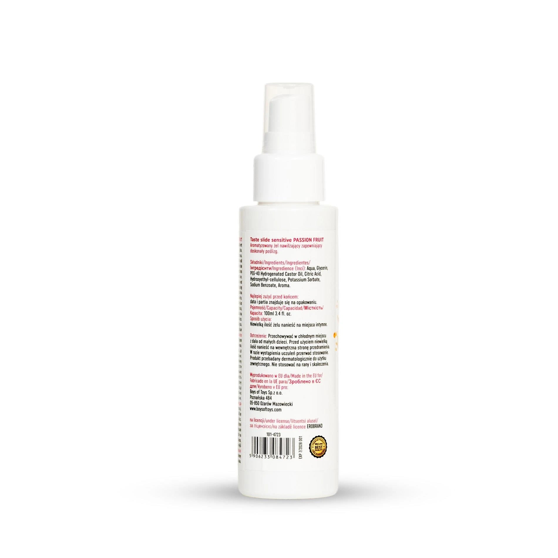 MyLove Taste-slide sensitive-passion fruit 100 ml.