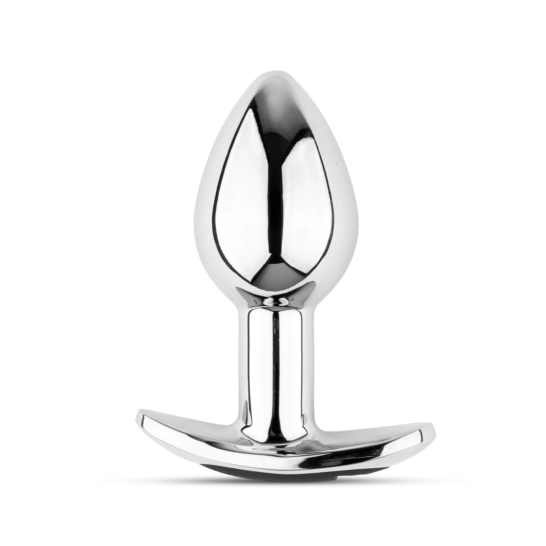 Buttplug en métal M vibrant USB - Télécommande