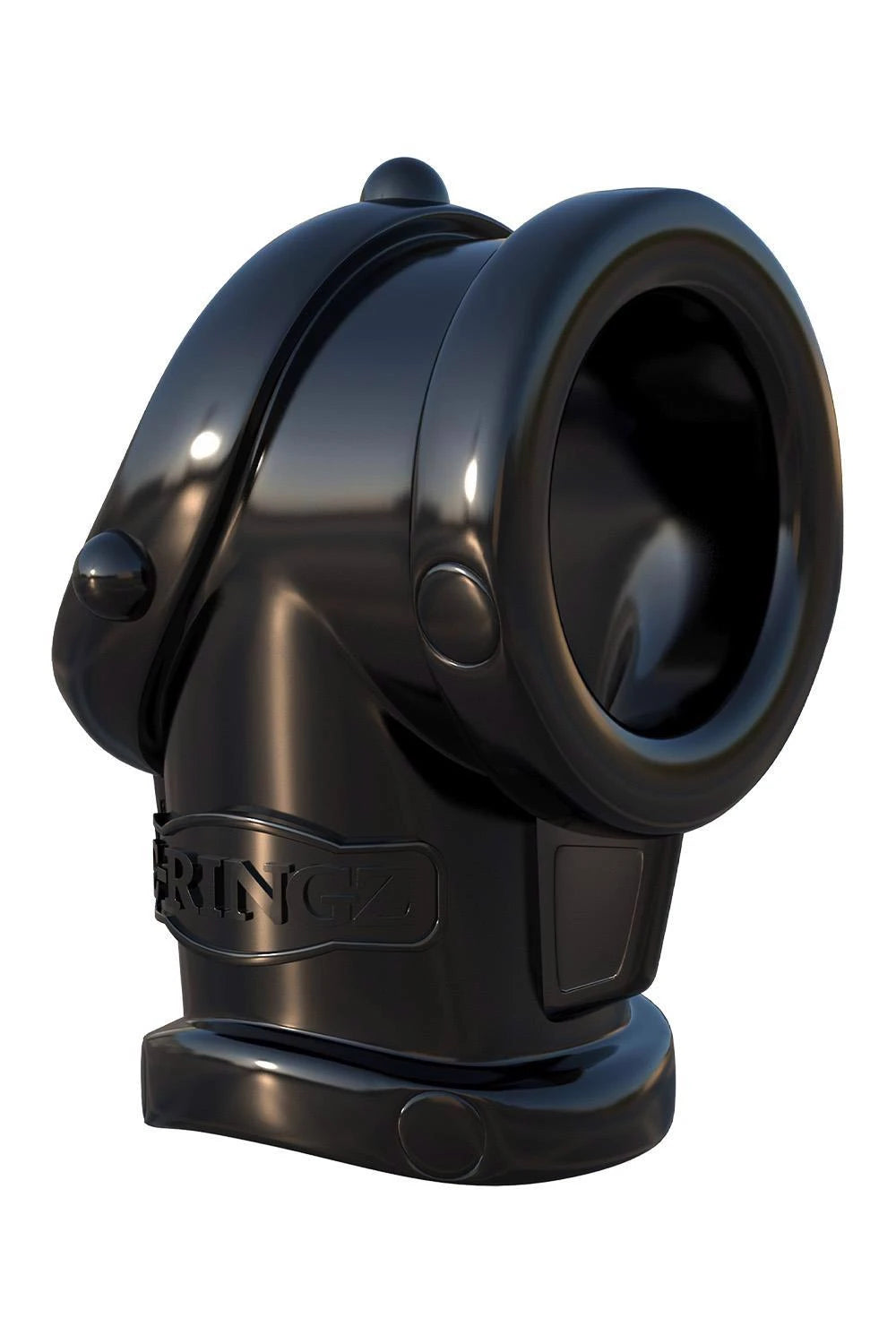 ANNEAU DE PÉNIS FANTASY C-RINGZ AVEC ÉCARTEUR DE TESTICULES NOIR