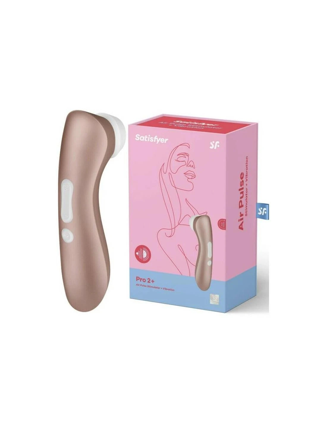 Pro 2Plus - Airpulse Stimulator and Vibration - Light Gold