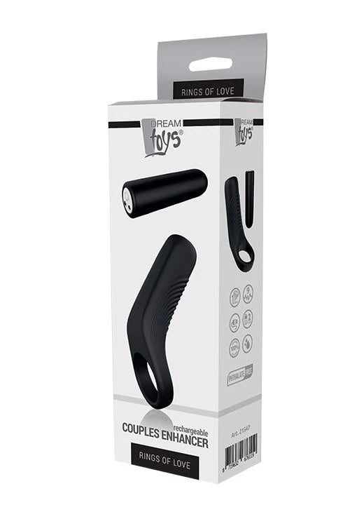 ANNEAUX D'AMOUR STIMULATEUR DE COUPLES NOIR