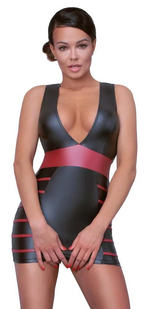 Robe noir/rouge L