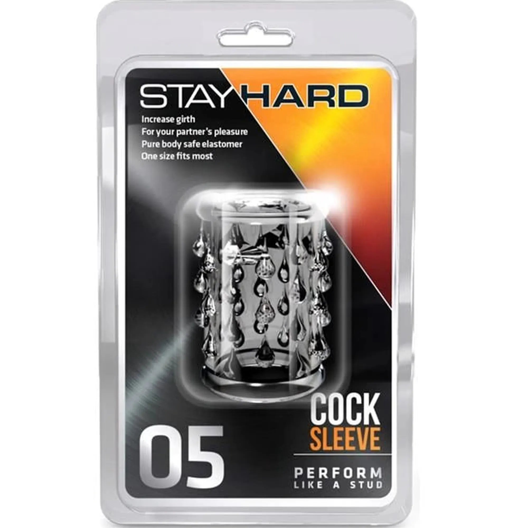 STAY HARD COCK SLEEVE 05 CLEAR