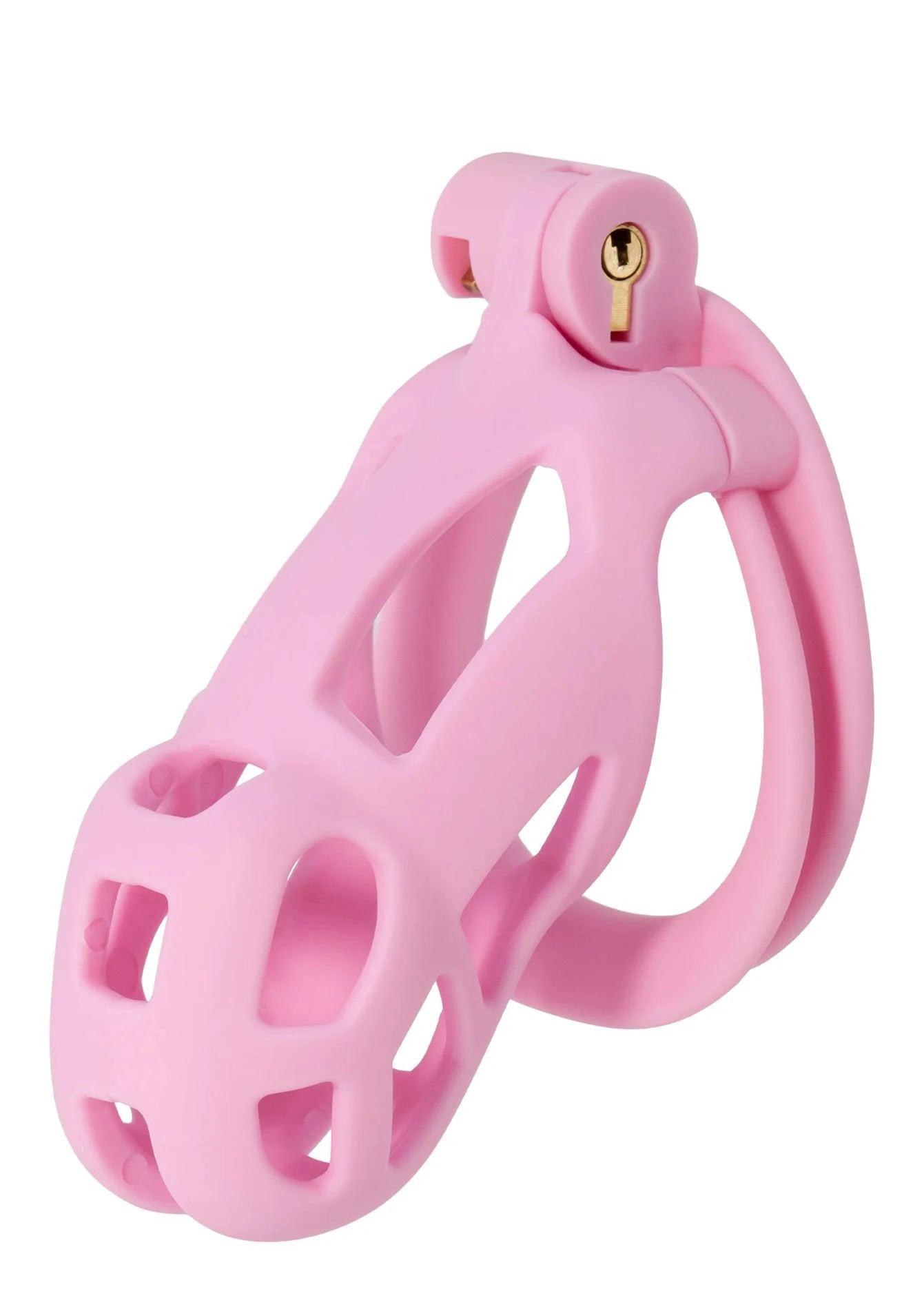 Penis Prison Cock Cage Régulier Rose