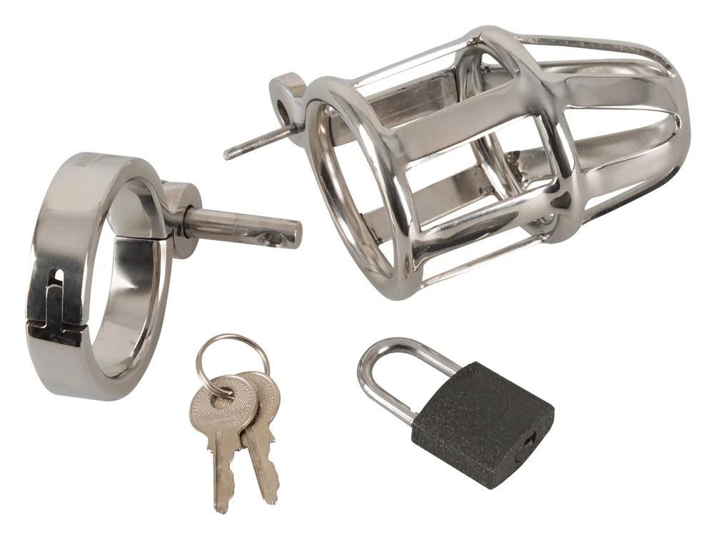 Cage de chasteté en acier inoxydable