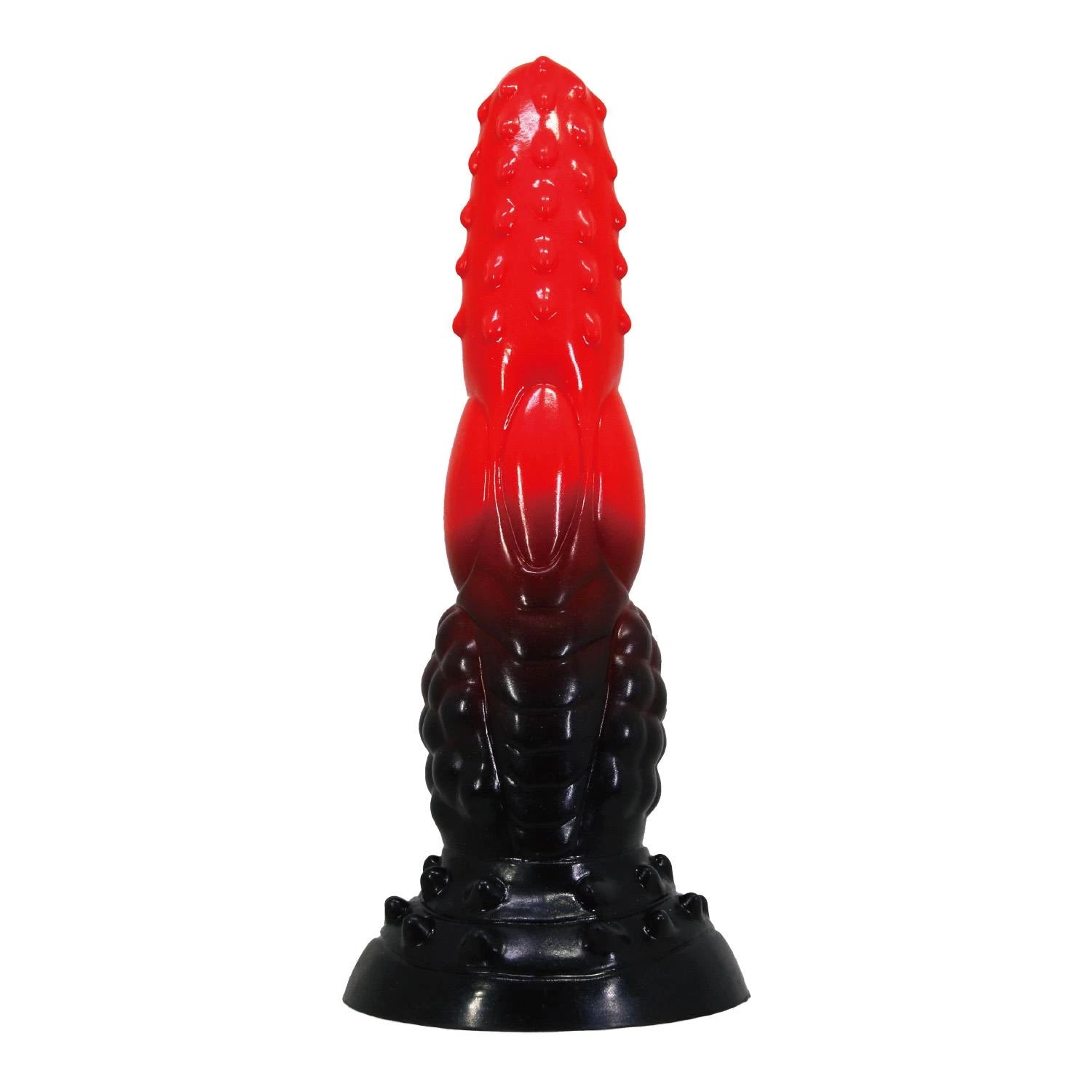 Power Monsters Fire Dragon – Godemichet en silicone Monstres ondulés 24,5 cm