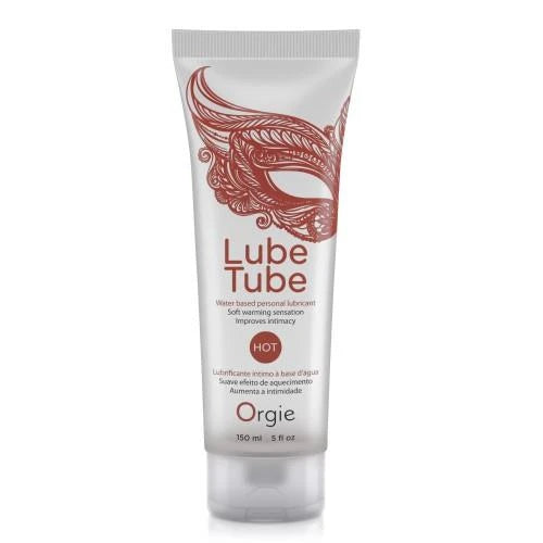 Lube Tube Hot - Waterbased Lubricant with a Warming Effect - 5 fl oz / 150 ml