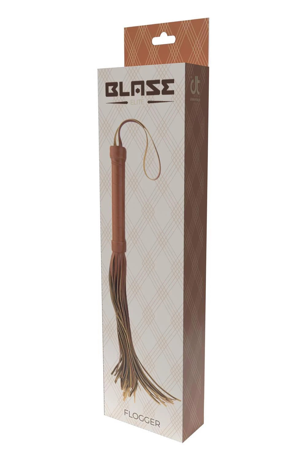 BLAZE ELITE FOUET CUIR VEGAN COGNAC