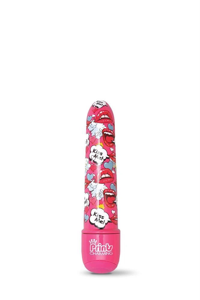 PRINTS CHARMING POP TEASE 5" MINI VIBE  KISS ME PINK