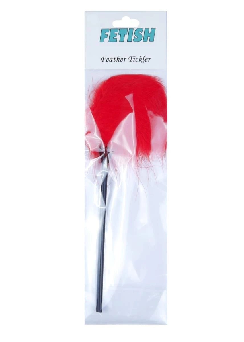 Feather Tickler Rouge - B - Série Fétichisme