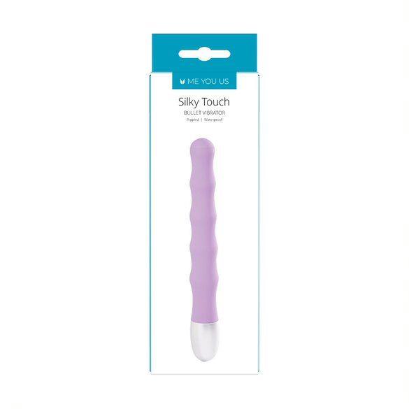 Stymulator - Vibromasseur Balle Silky Touch, couleurs interchangeables violet/rose