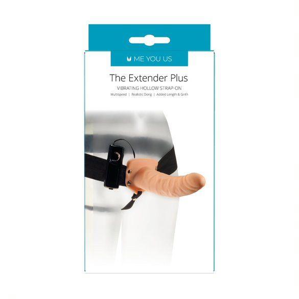 The Extender Plus Vibrating Hollow Strap On Kinx