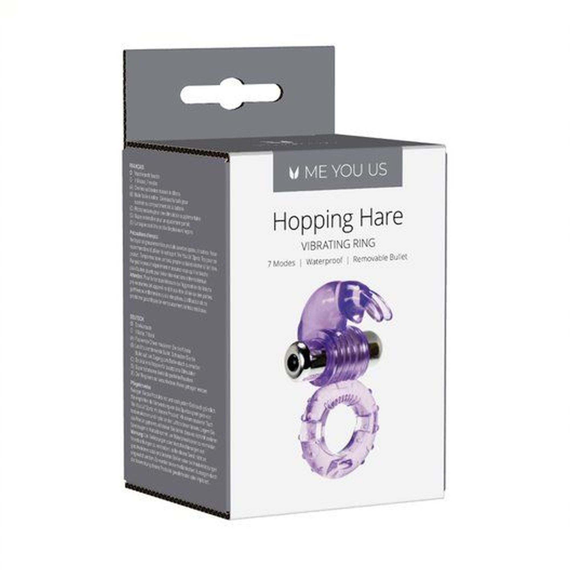 Ring - Me You Us Hopping Hare Cock Ring Purple