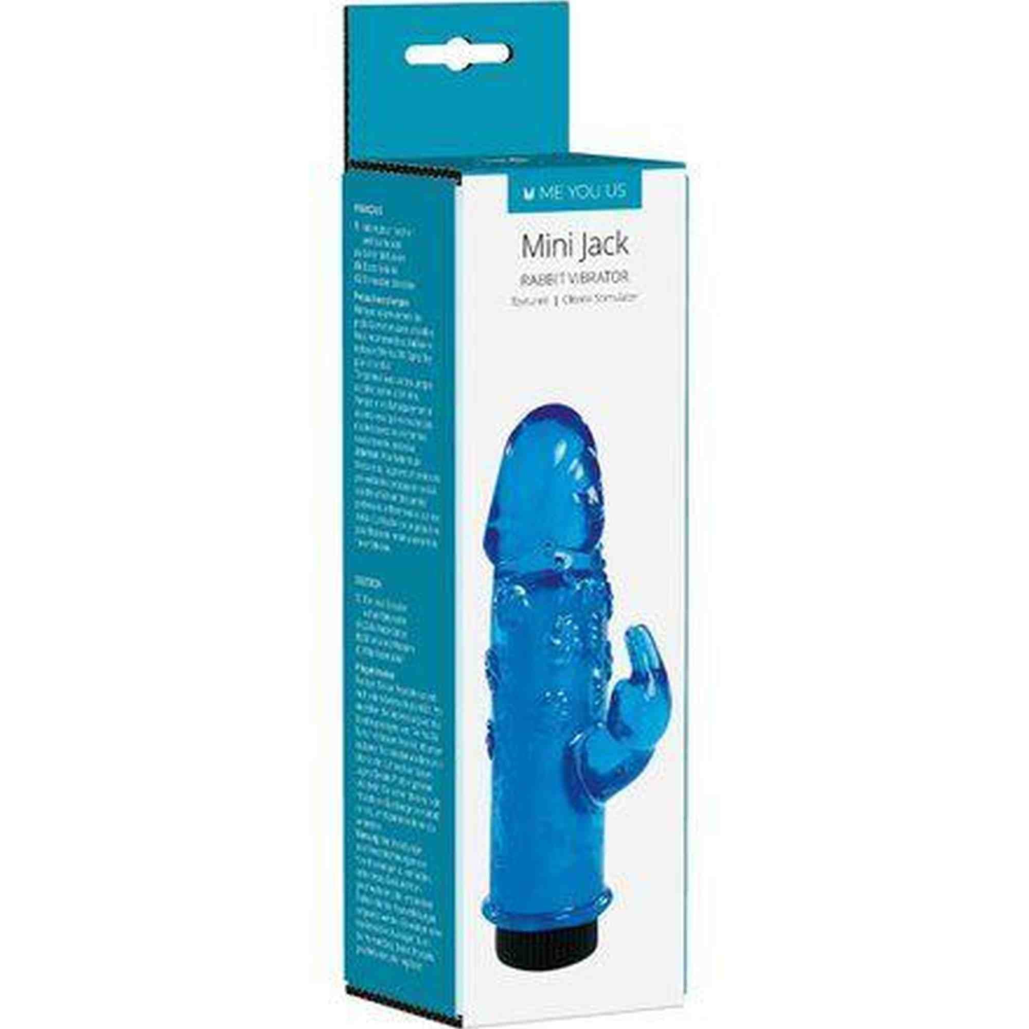 Me You Us Jack Rabbit Vibrator Blue