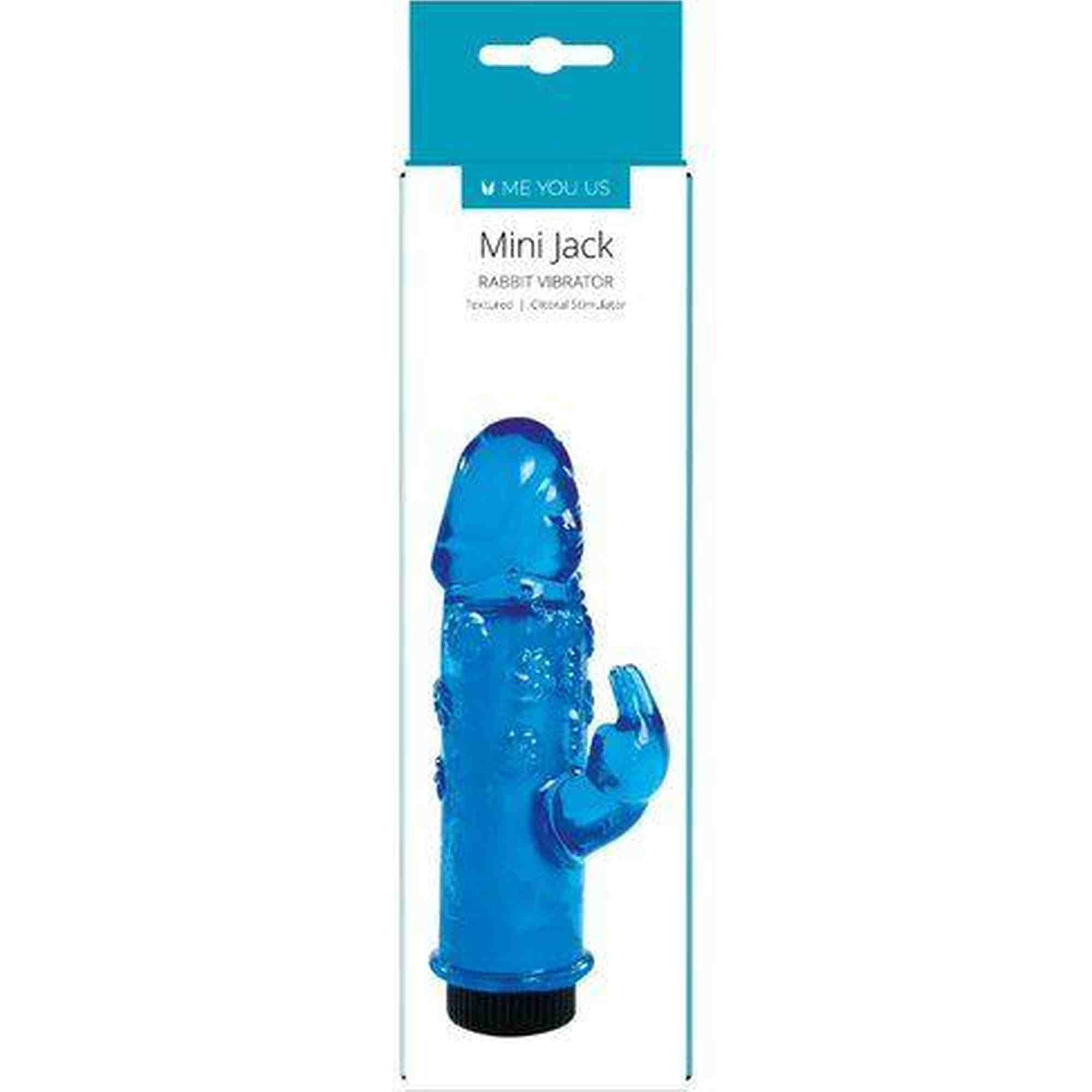 Me You Us Jack Rabbit Vibrator Blue