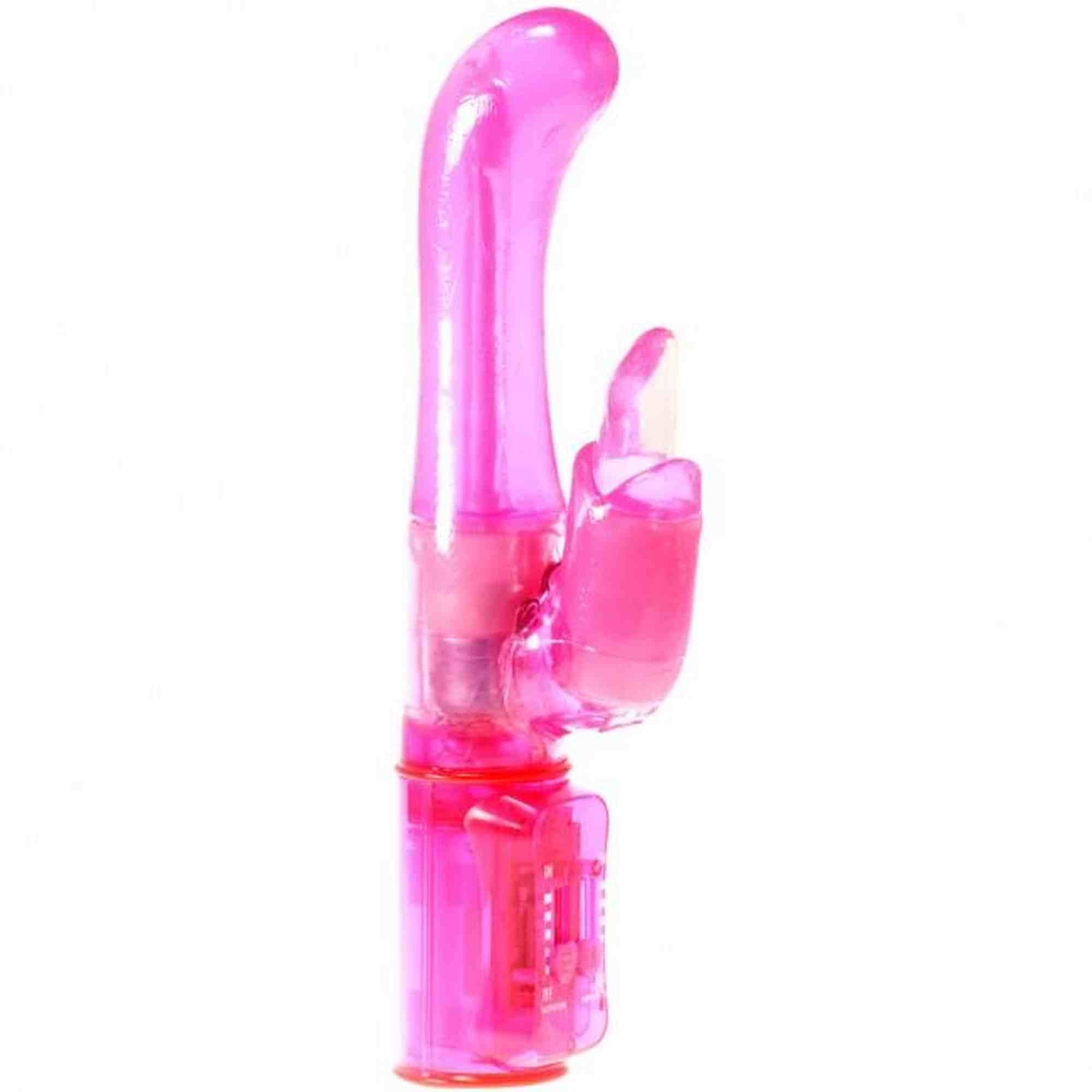 Vibrateur - G Tongue Rabbit Vibrator Rose OS
