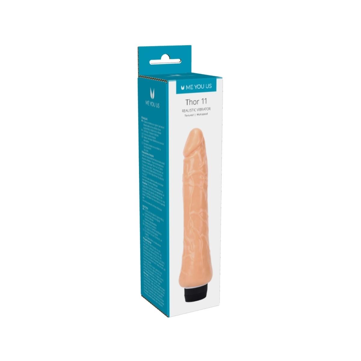 Me You Us Thor 11 Realistic Vibrator Flesh 9.6"