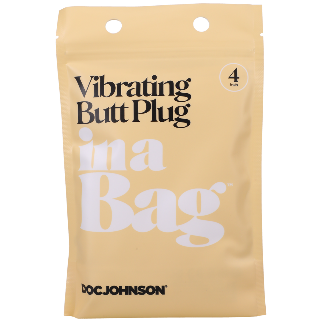 Vibro-plug anal - 4 / 10 cm - Noir