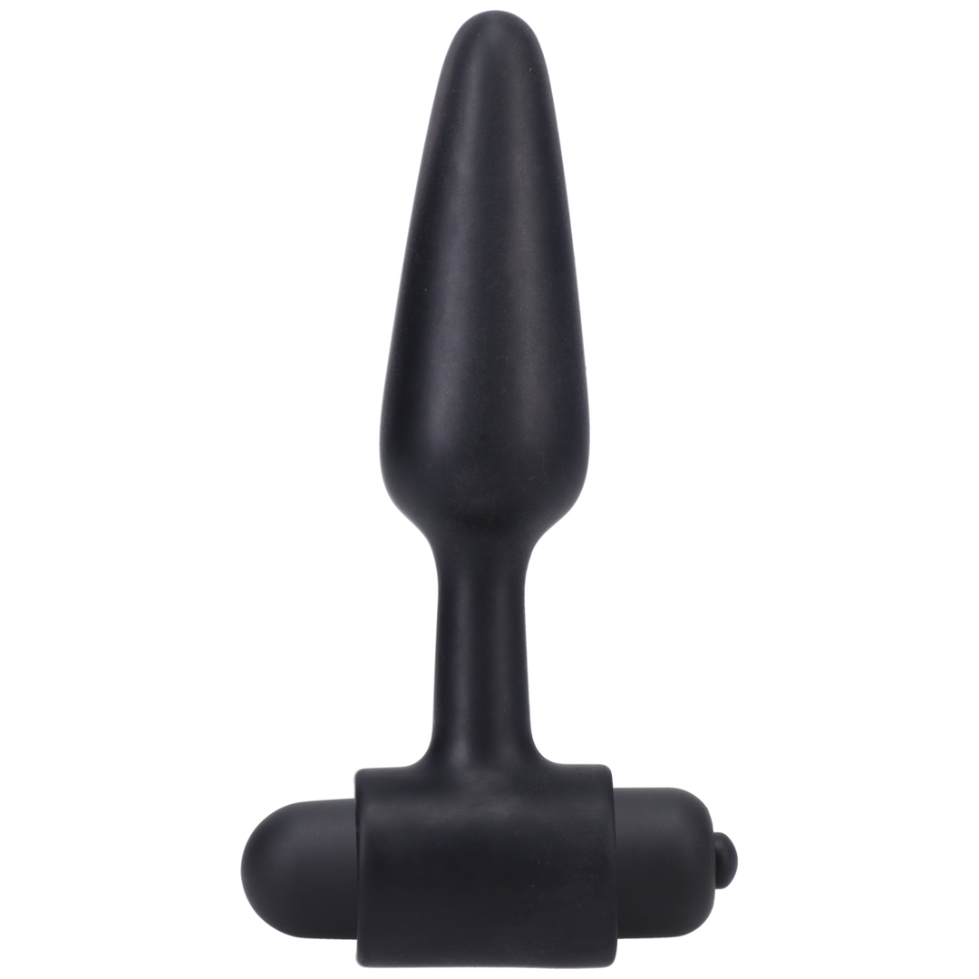 Vibro-plug anal - 4 / 10 cm - Noir