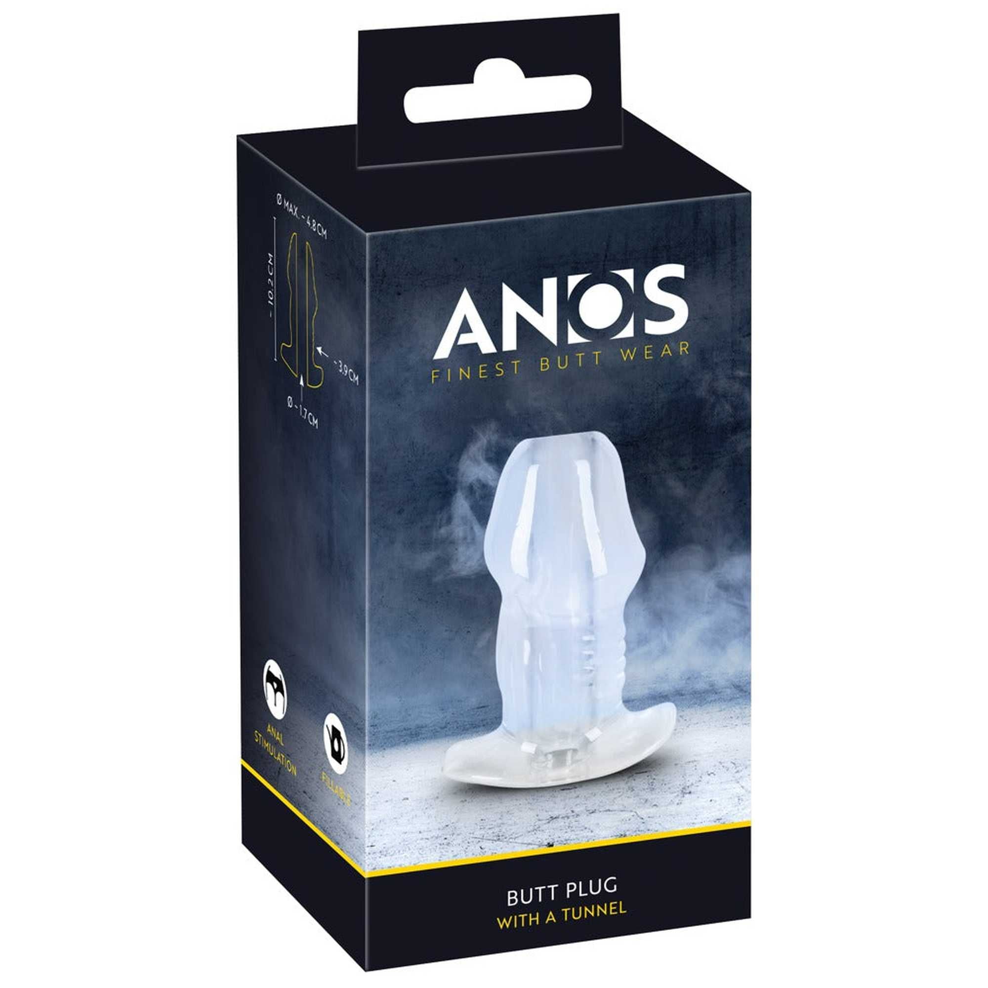 ANOS Butt Plug w Tunnel Transp