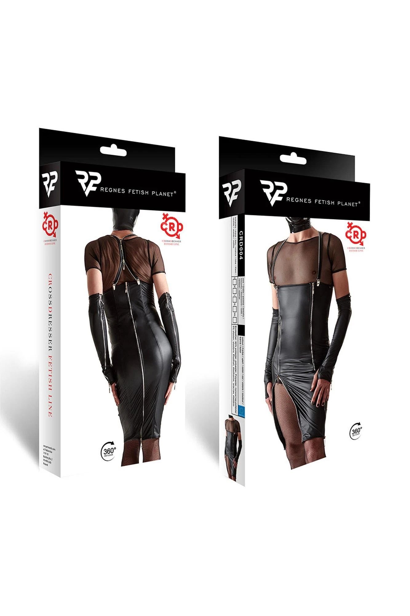 Regnes - CRD004 robe noir L