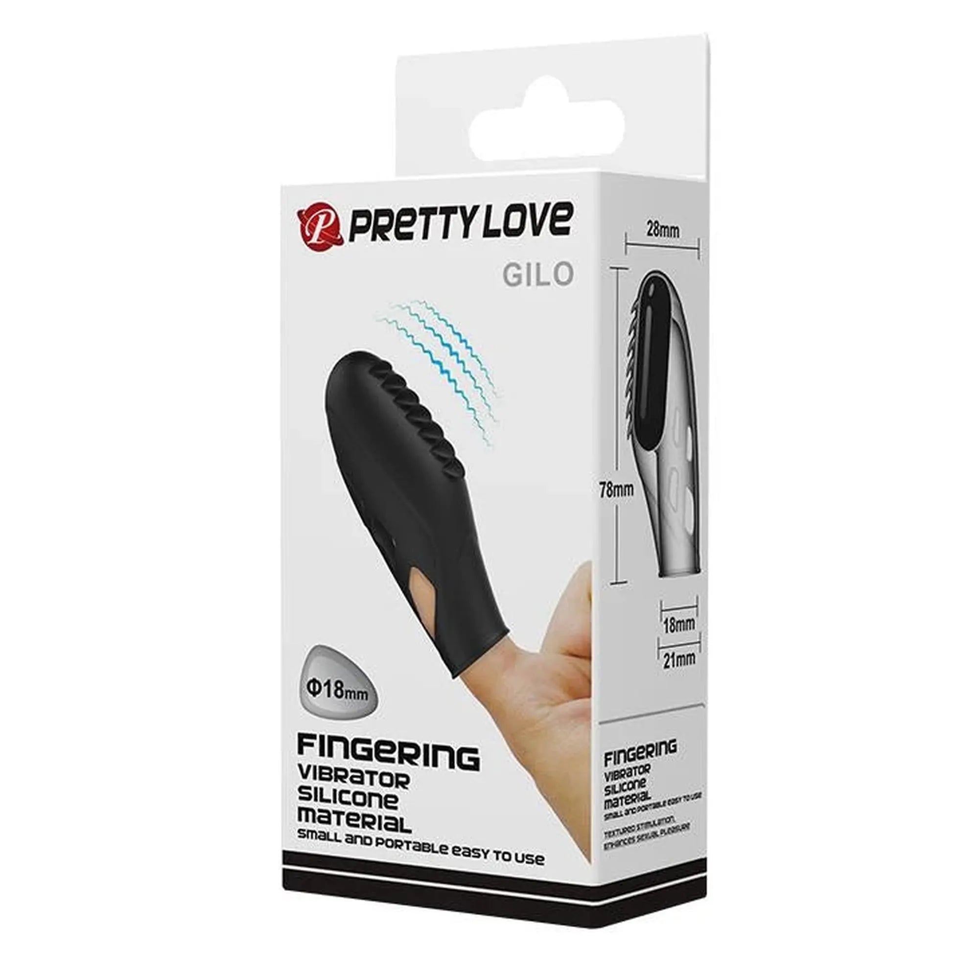 PRETTY LOVE - GILO 18mm Vibrateur pour Doigt