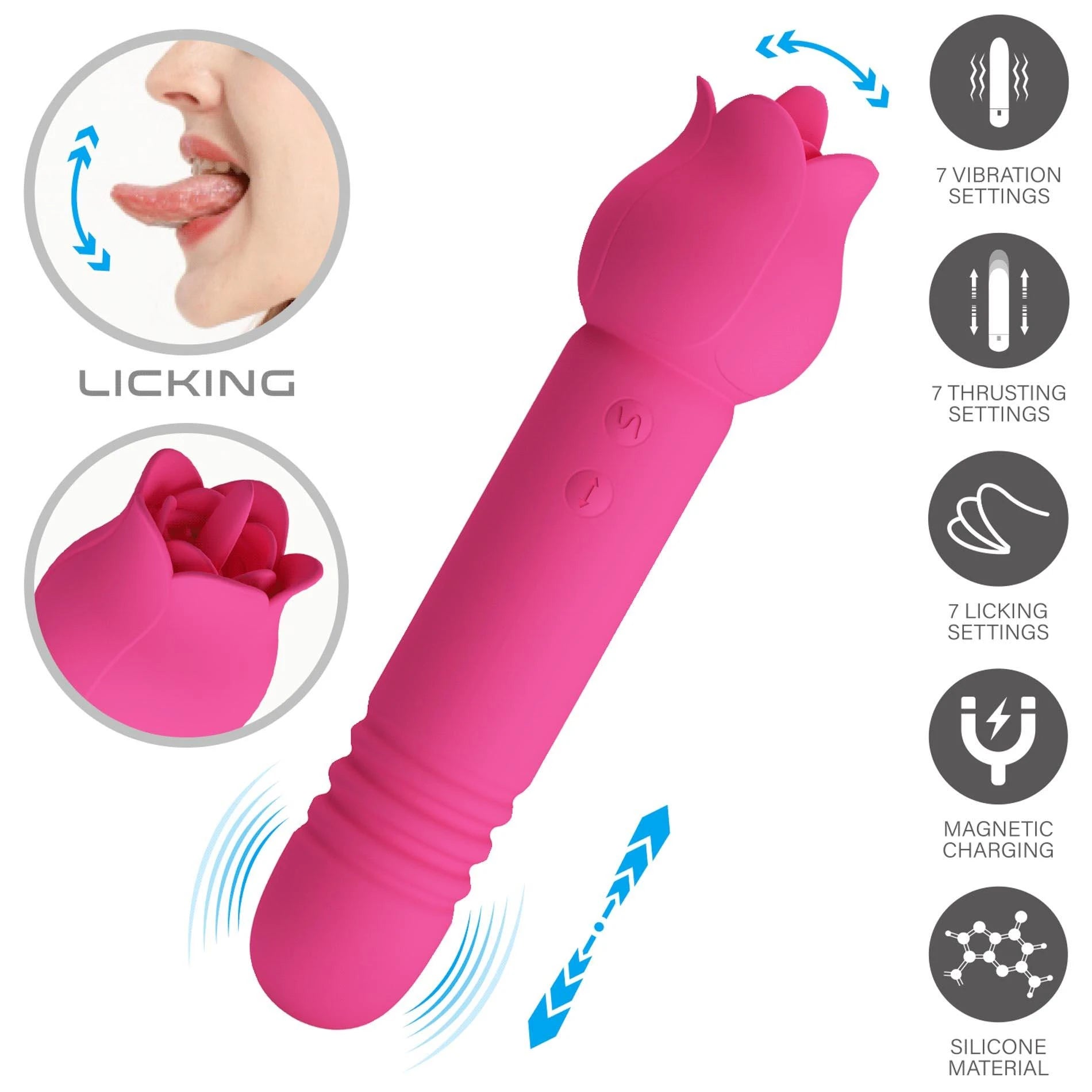 Vibromasseur double embout Pretty Love Chaley