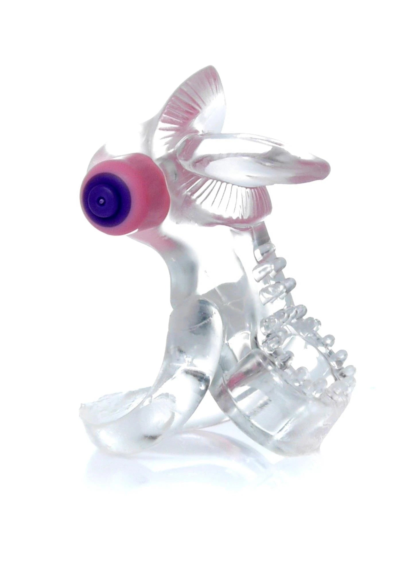 Ring-Tongue Vibro CockRing Clear