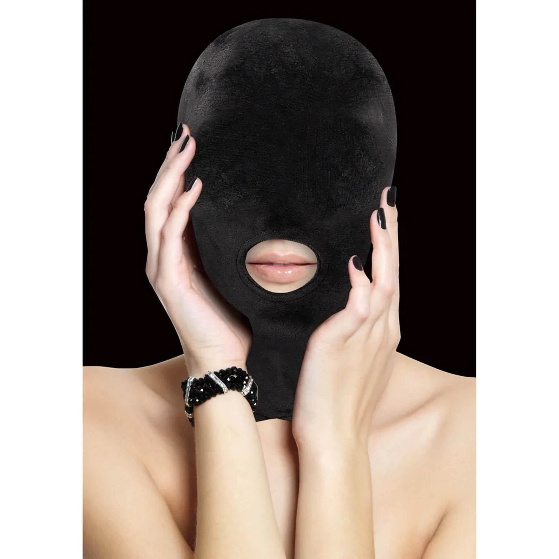 Mask with Mouth Opening