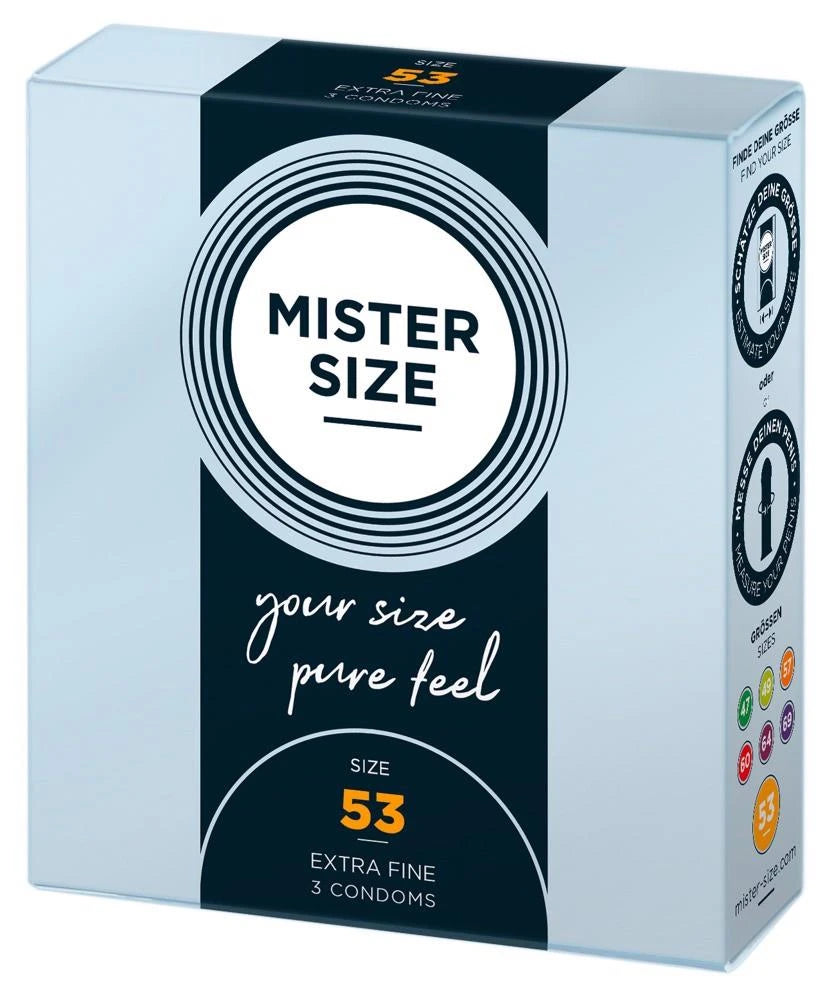 Mister Size 53mm paquet de 3