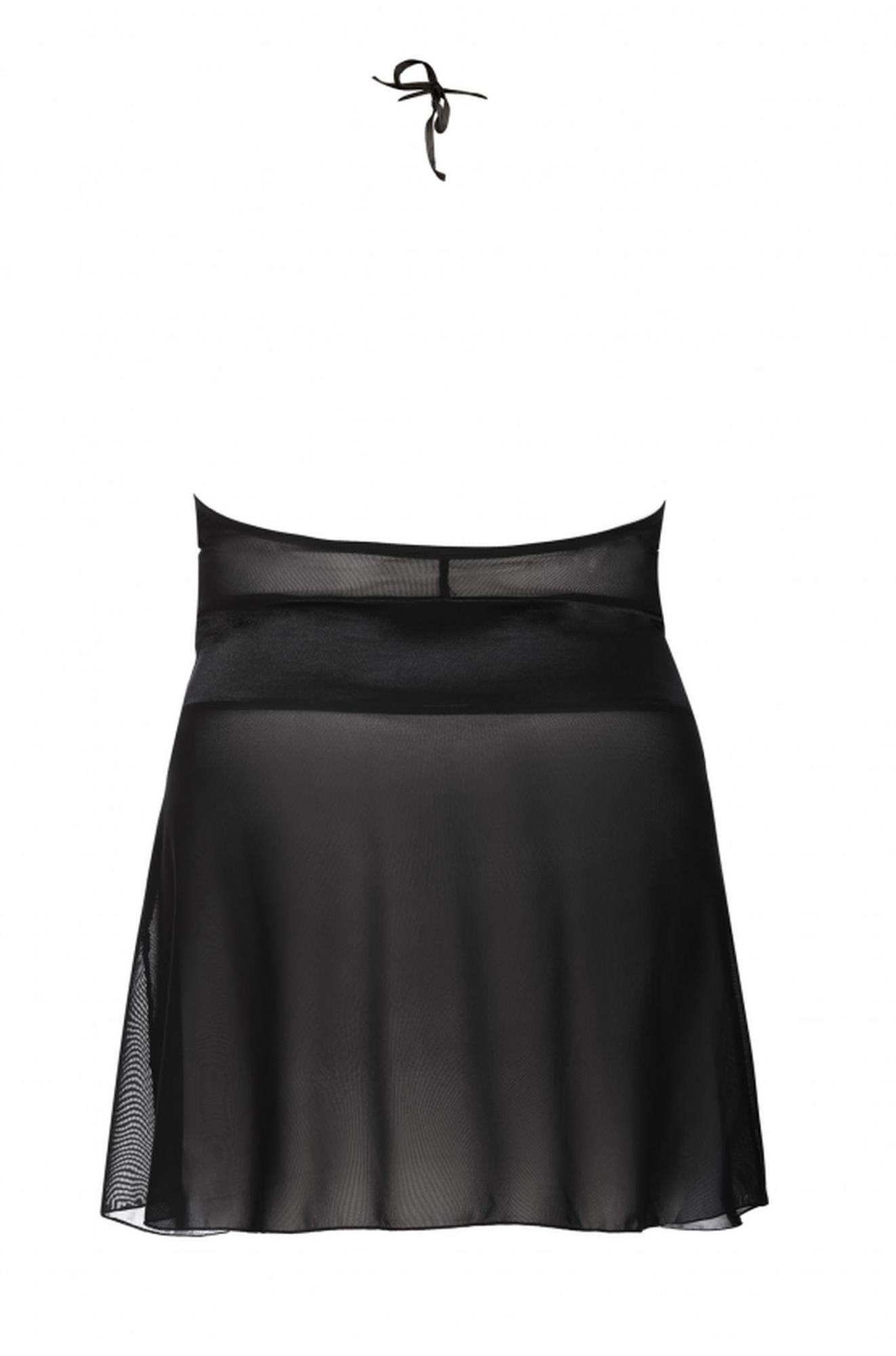 Stefi chemise noire L+ (jupon noir)